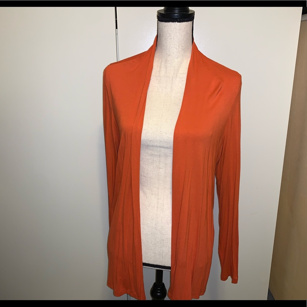 Peachy orange cardigan